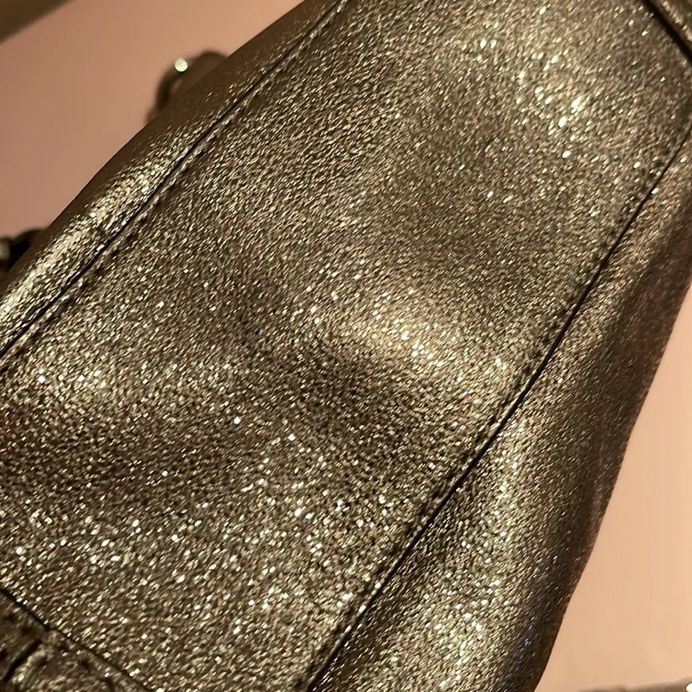 Michael by Michael Kors Silver Soft Leather Satchel - Picture 9 of 10